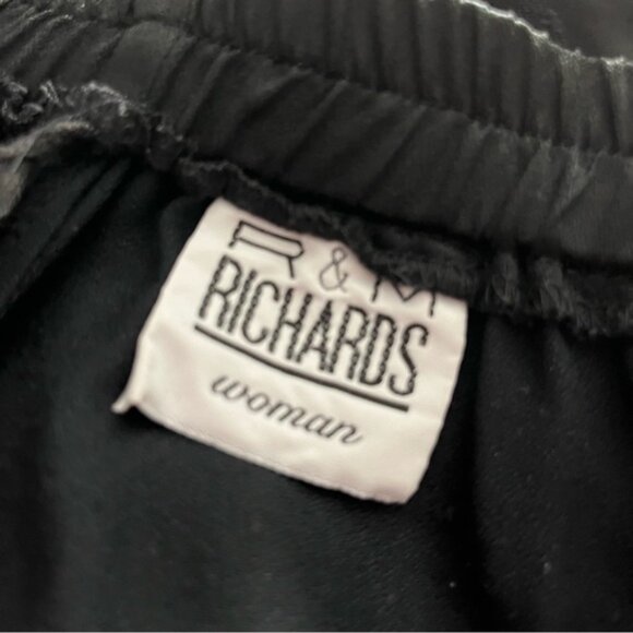 Black Long Length Chinese Style Button Down Embroidered Coat with Pants, 24W - Picture 11 of 12